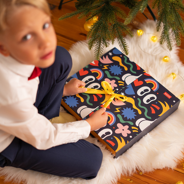 Adventskalender mit Socken 12er-Pack