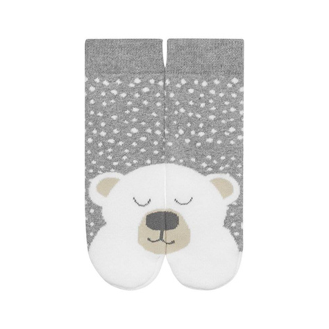 1 Paare von lustige Socken mit Bär warm Frottee  | Babysocken | SOXO