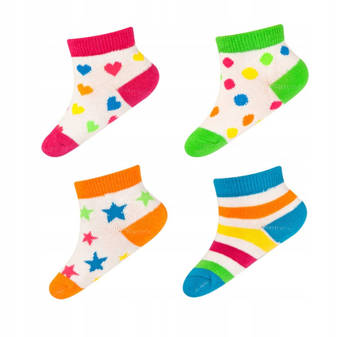 2 Paare von lustige Socken mit Mustern | Babysocken | SOXO