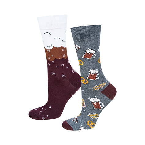  Set von 2 Herrensocken in einer Bierdose | SOXO