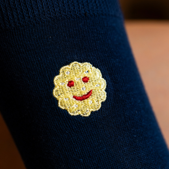 Socken mit Keks-Motiv 3er-Pack