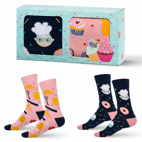 Damensocken SOXO Home Baking – 2 Paar