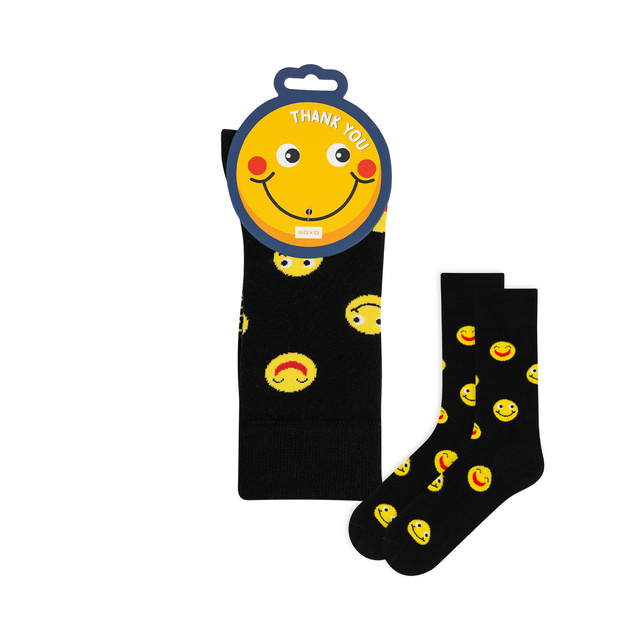 Socken mit Thank You-Motiv