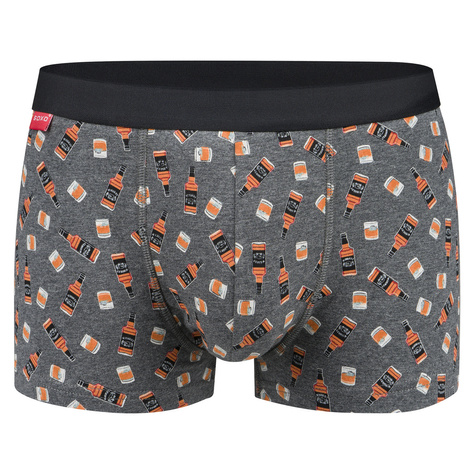 SOXO Boxershorts in einer Flasche | Whisky Muster