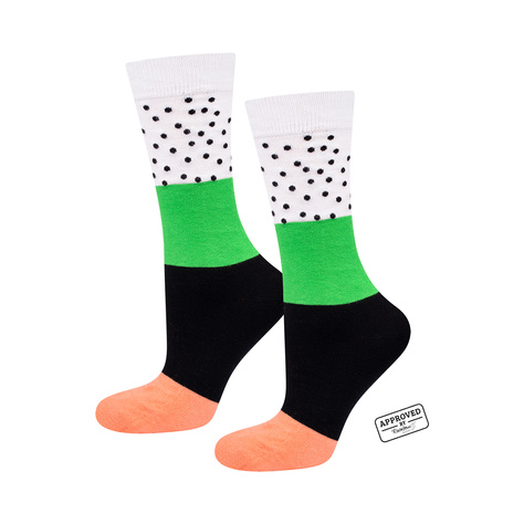 2 Paar von lustigen Socken mit Sushimotiv in einzigartiger Verpackung | Damen-/Herrensocken | SOXO