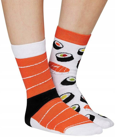 Bunte Set 3x Damen Socken SOXO nicht übereinstimmende Lustige Pizza