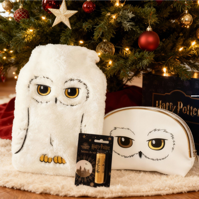 Harry Potter Set Wärmflasche 1,8 L + Kosmetiktasche + Lippenbalsam