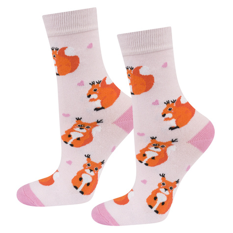  Damensocken SOXO | Eichhörnchen | perfekte Geschenkidee | für Sie