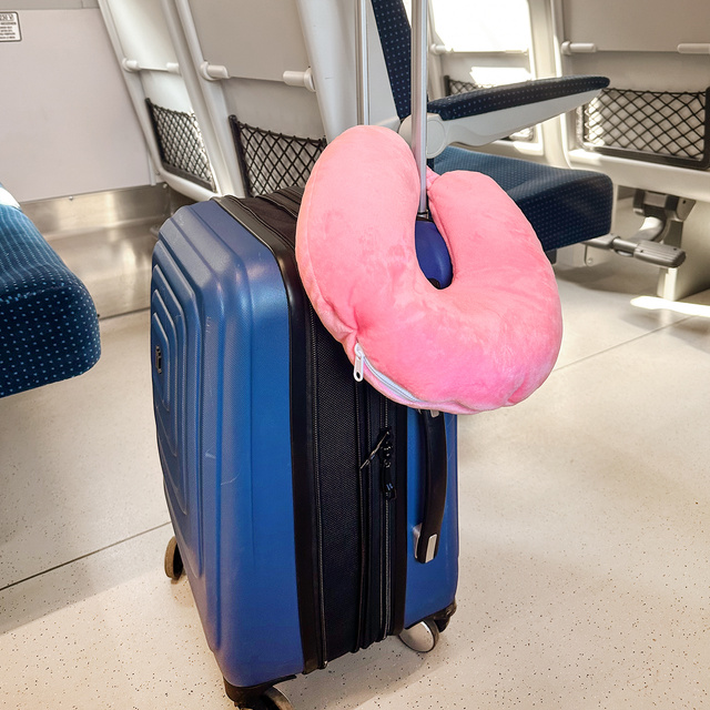 Reisekissen mit Einhorn-Motiv