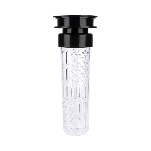 Wasserflasche mit Fruchteinsatz, grün, für Kinder und Erwachsene | BPA free | Tritan | MOMOWAY