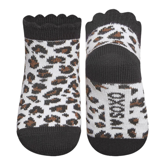 1 Paare von lustige Socken mit Leopardenmuster | Babysocken | SOXO