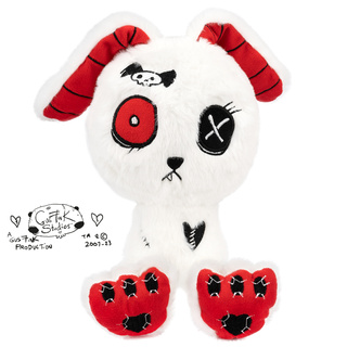 Gus Fink, weiße Katze, Maskottchen Numb x Bunny