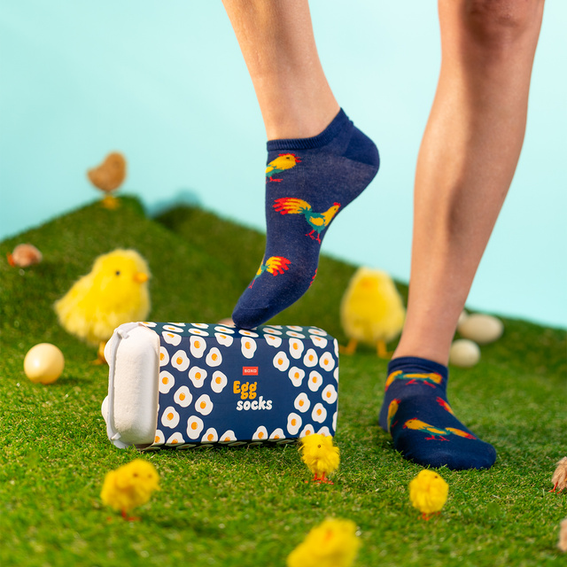 Kurze Socken mit Oster-Motiv 5er-Pack