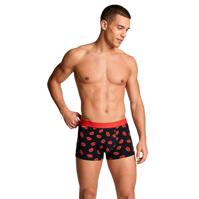 Boxershorts mit Herz und Kuss-Motiv 3er-Pac