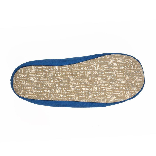 OUTLET Blau Hausschuhe Damen Ballerinas SOXO mit soft Sohle 