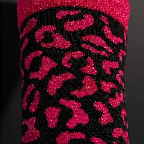 Damen Socken SOXO Leopard Classic im Verpackung - 3 Paare