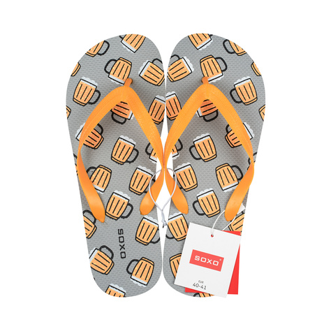 SOXO Strand Flip Flops unisex | Bier Muster