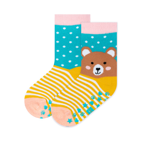 Set mit 3x Kindersocken mit Haustieren | SOXO