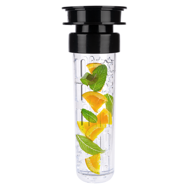 Wasserflasche mit Fruchteinsatz, rosa | BPA free | Tritan | MOMOWAY