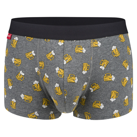 1 Paar von lustigen Boxershorts mit Biermotiv in einzigartiger Verpackung | SOXO