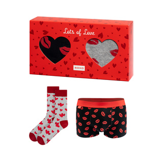 Set aus Boxershorts und Socken SOXO Kuss