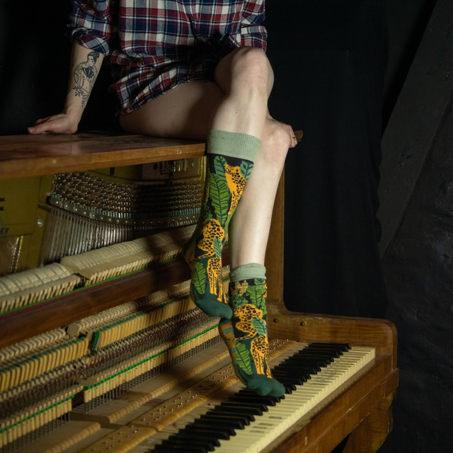 Socken mit Pizza-Motiv 4er-Pack