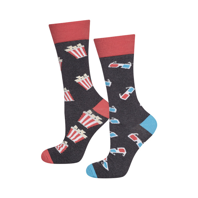 Socken mit Kino-Motiv