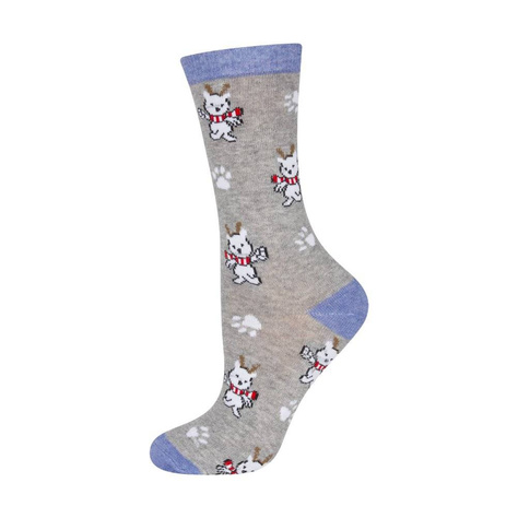 Bunte Damen Socken SOXO GOOD STUFF Lustige Hund