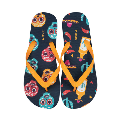 SOXO Strand Flip Flops unisex | Mexiko Muster