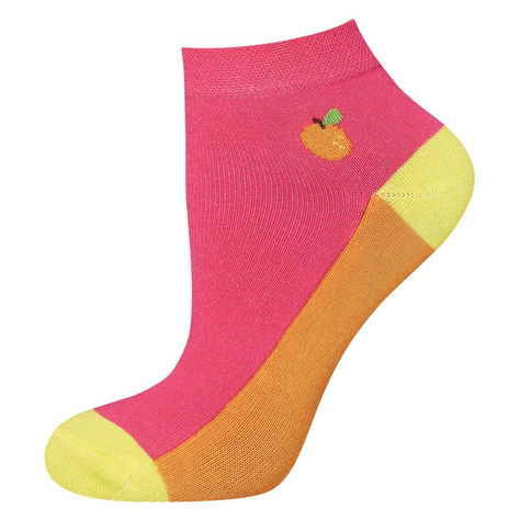 SOXO bunte Damen kurze Socken | rosa