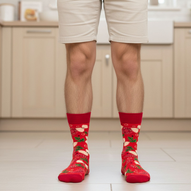 Damensocken | Herren SOXO GOOD STUFF Tomatensuppe aus der Dose Geschenkidee für sie | für Ihn Unisex