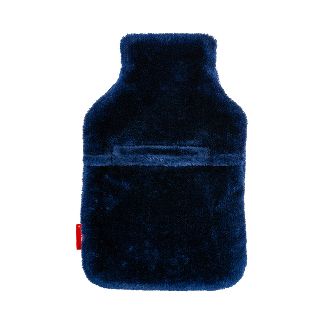  Wärmflasche SOXO Kätzchen mit Herz, Marineblau, 1,8 L