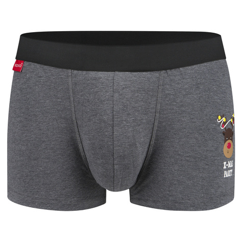 Set mit 2x Herrensocken + 2x Boxershorts mit Weihnachtsmotiv in einzigartiger Verpackung | SOXO