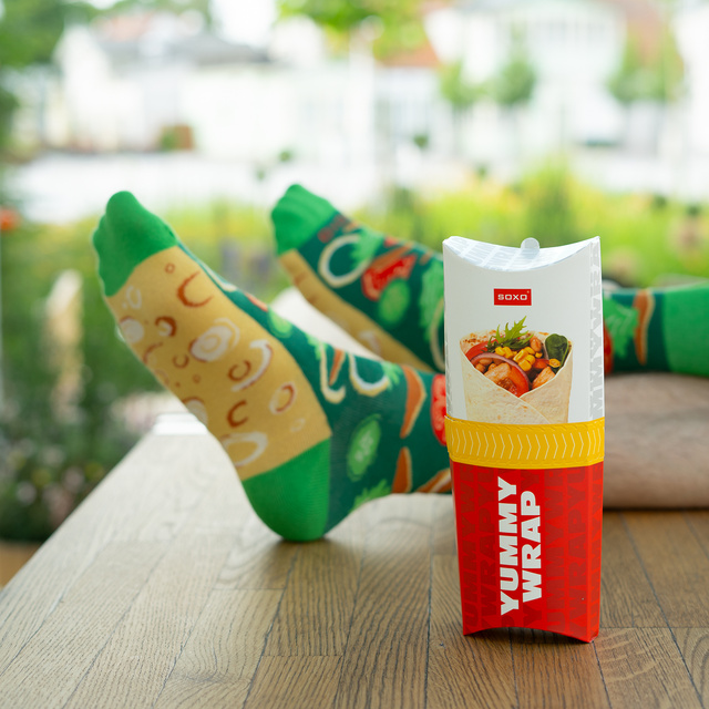 Socken mit Wrap-Motiv 2er-Pack