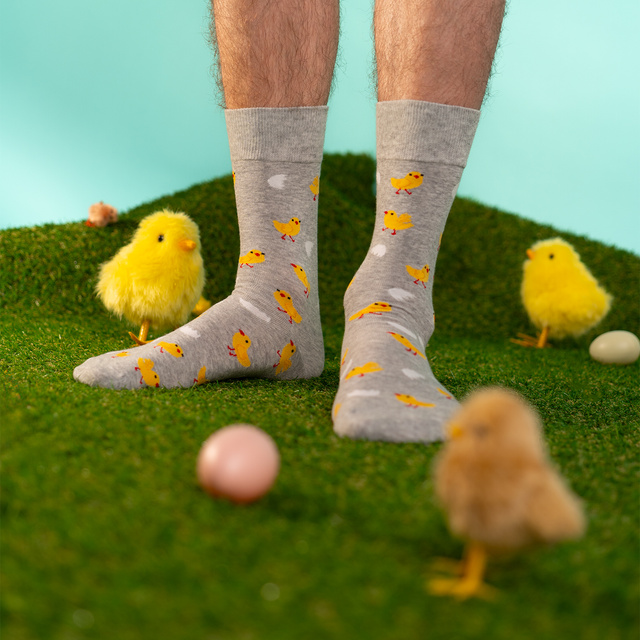 Socken mit Oster-Motiv 3er-Pack