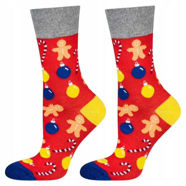 Set mit 6x  Herrensocken mit Weihnachtsmotiv | SOXO