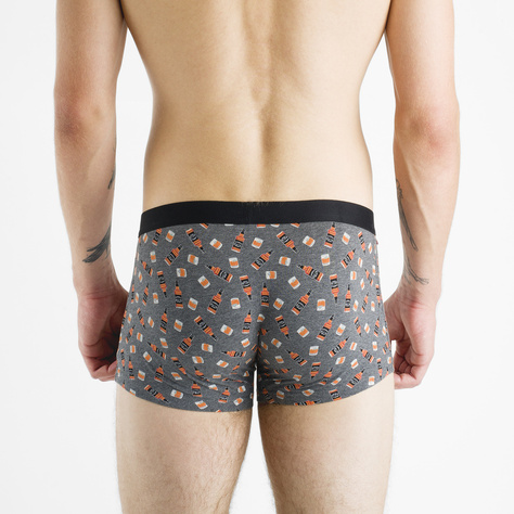 1 Paar von lustigen Boxershorts mit Whiskymotiv einzigartiger Verpackung | SOXO