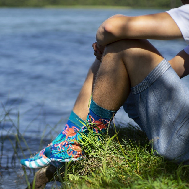 Socken mit Pizza-Motiv 4er-Pack
