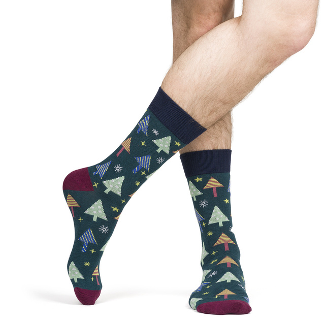 Set mit 6x  Herrensocken mit Weihnachtsmotiv | SOXO