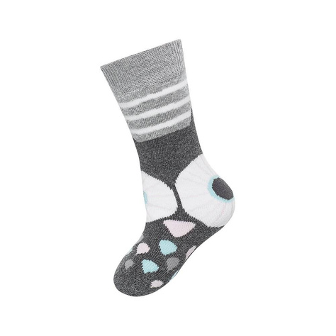 1 Paare von lustige Socken mit Grau Eule  | Kindersocken | SOXO