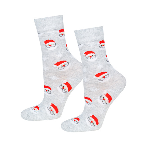 4 Paare von lustigen Socken mit Weihnachtsmotiv in einzigartiger Verpackung | Damensocken | SOXO