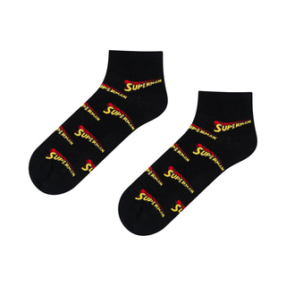 Kurze Socken mit Superman-Motiv