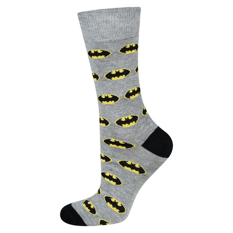 Set mit 2x lustigen Herrensocken Batman + Superman DC COMICS  | SOXO 