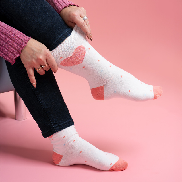 Socken mit The Best Grandma-Motiv