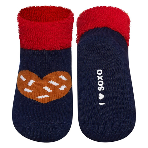 1 Paar von lustige Socken mit Weihnachts Lebkuchen | Babysocken | SOXO