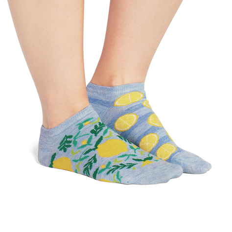 SOXO Set 3 Damen kurze Socken | bunte Muster