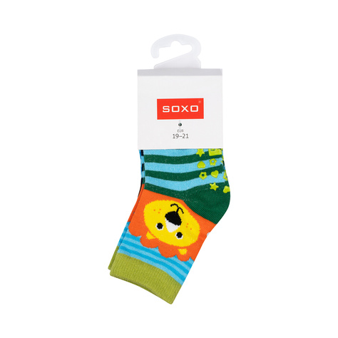 Set mit 3x Kindersocken mit Haustieren | SOXO