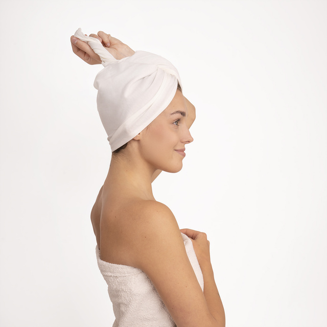 Bade-Turban Weiß