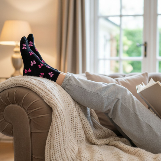 Socken mit Best Friends-Motiv