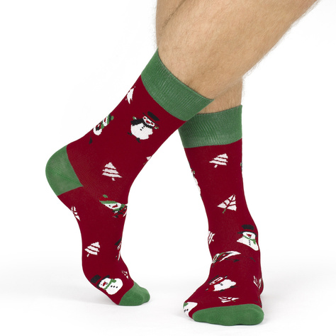 Adventskalender | Geschenkidee für Ihn | Nikolaustag | Set aus 6x SOXO Herrensocken